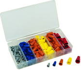 158 Pc. Wire Nut Assortment - Flame-Retardant Polypropylene Shell - Strong Tooling