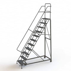 TRI-ARC - Rolling & Wall Mounted Ladders & Platforms Type: Rolling Warehouse Ladder Style: Rolling Safety Ladder - Strong Tooling