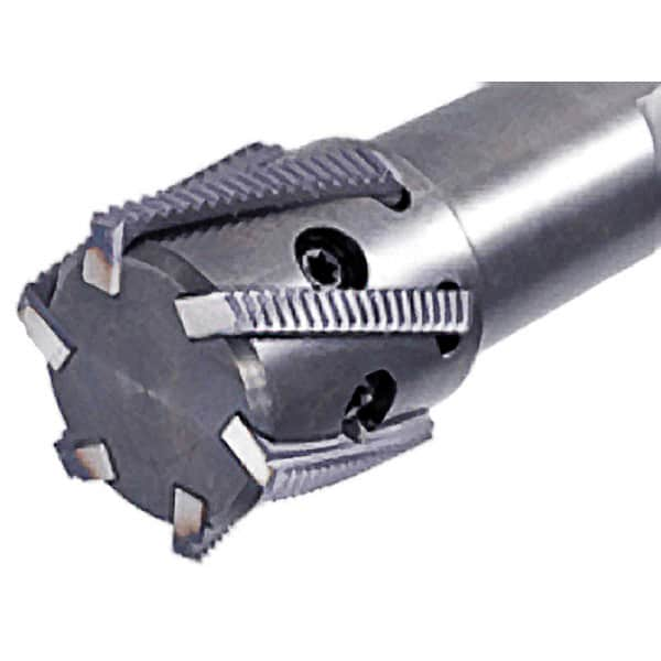 Iscar - 1.26" Cut Diam, 2.36" Max Depth of Cut, 1-1/4" Shank Diam, Internal/External Indexable Thread Mill - Insert Style MTH-BSPT, MTH-F, MTH-ISO, MTH-NPT, MTH-UN, MTH-W, 1.26" Insert Size, 5 Inserts, Toolholder Style MTSRH, 5" OAL - Strong Tooling