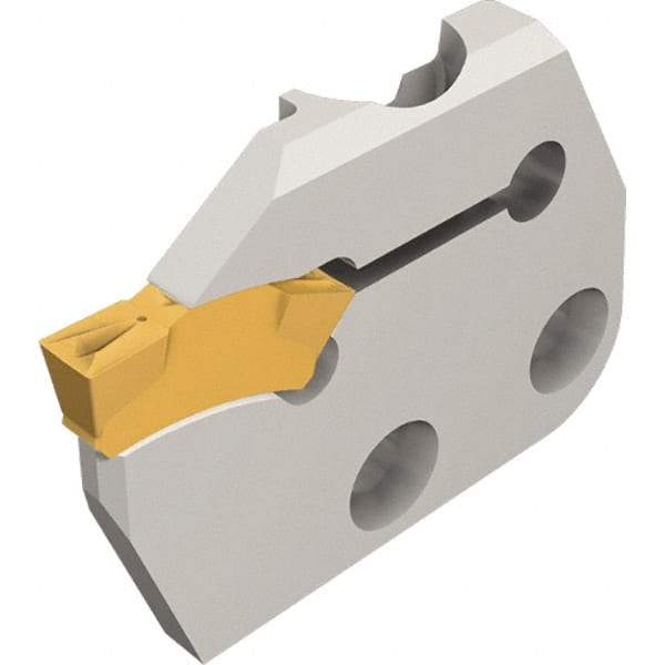 Iscar - Right Hand Cut, 6.35mm Insert Width, Cutoff & Grooving Support Blade for Indexables - 22mm Max Depth of Cut, TGMF (Full Radius), TGMF/P Insert - Strong Tooling