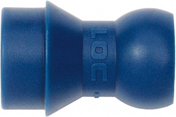 Loc-Line - 1/4" Hose ID, Male to Female Coolant Hose Lathe Adapter - Unthreaded, For Loc-Line Modular Hose Systems - Strong Tooling