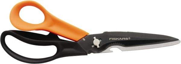 Fiskars - 4-1/2" LOC, 9" OAL Scissors - Dual Composite Handle, For General Purpose Use - Strong Tooling