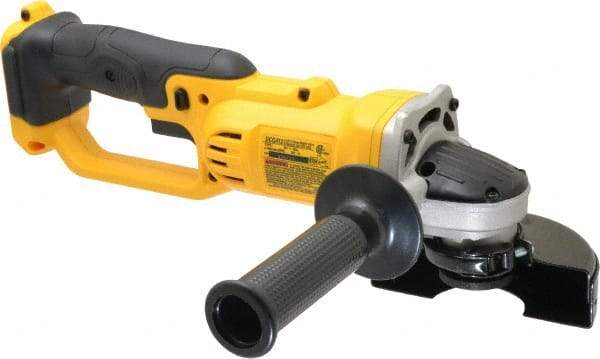 DeWALT - 4-1/2" Wheel Diam, 8,000 RPM, Cordless Cutoff & Cutoff-Grinder Tool - Right Angle Handle, 20 Volt - Strong Tooling