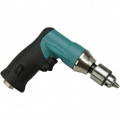 Dynabrade - 1/4" Keyed Chuck - Pistol Grip Handle, 5,500 RPM, 0.4 hp, 90 psi - Strong Tooling