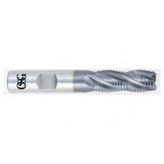 5/8 x 5/8 x 2-1/2 x 4-5/8 4 Fl HSS-CO Roughing Non-Center Cutting End Mill -  TiCN - Strong Tooling
