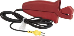 Cooper - -20 to 300°F, K Pipeclamp, Thermocouple Probe - 10 Ft. Cable Length, Mini Connector, 2 Sec Response Time - Strong Tooling