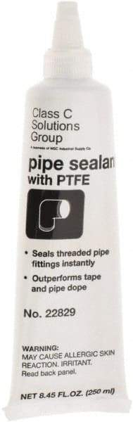 Made in USA - 250 mL Tube Thread Sealant - PTFE Based, 400°F Max Working Temp - Strong Tooling