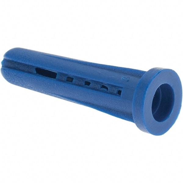 Value Collection - #8 to #10 Screw, 3/16" Diam, 7/8" Long, Plug Drywall & Hollow Wall Anchor - Plastic, Use with Concrete/Masonry, Drywall & Wallboard - Strong Tooling