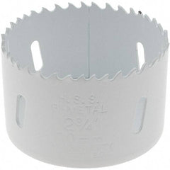 Value Collection - 2-3/4" Diam, 1-1/2" Cutting Depth, Hole Saw - Bi-Metal Saw, Toothed Edge - Strong Tooling