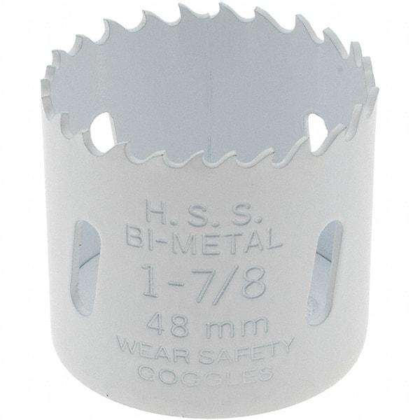 Value Collection - 1-7/8" Diam, 1-1/2" Cutting Depth, Hole Saw - Bi-Metal Saw, Toothed Edge - Strong Tooling