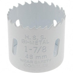 Value Collection - 1-7/8" Diam, 1-1/2" Cutting Depth, Hole Saw - Bi-Metal Saw, Toothed Edge - Strong Tooling