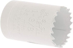 Value Collection - 1-3/8" Diam, 1-1/2" Cutting Depth, Hole Saw - Bi-Metal Saw, Toothed Edge - Strong Tooling