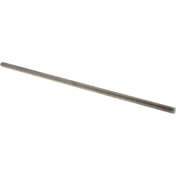 Value Collection - 1-8 x 3' Stainless Steel General Purpose Threaded Rod - Strong Tooling