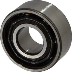 SKF - 30mm Bore Diam, 72mm OD, Open Angular Contact Radial Ball Bearing - 30.2mm Wide, 2 Rows, Round Bore, 29,000 Lb Static Capacity, 41,600 Lb Dynamic Capacity - Strong Tooling