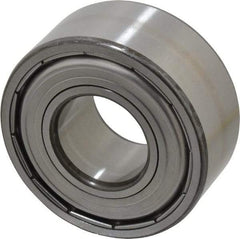 SKF - 35mm Bore Diam, 80mm OD, Double Shield Angular Contact Radial Ball Bearing - 34.9mm Wide, 2 Rows, Round Bore, 35,500 Lb Static Capacity, 49,400 Lb Dynamic Capacity - Strong Tooling