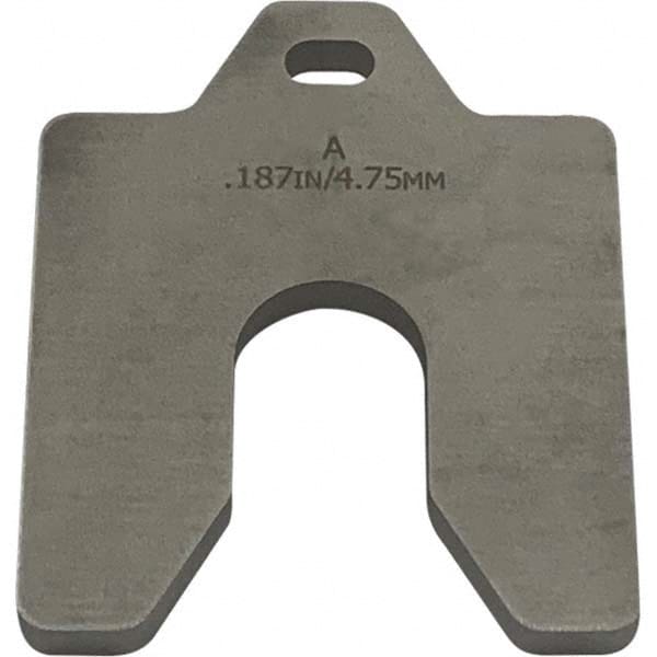 Maudlin Products - Metal Shim Stock Type: Slotted Shim Material: Stainless Steel - Strong Tooling