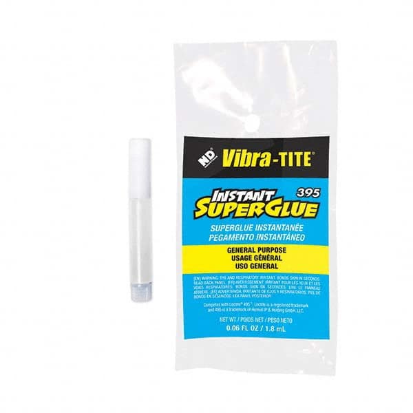 Vibra-Tite - 1.8 mL Tube, General Purpose, Clear Instant Adhesive - Strong Tooling