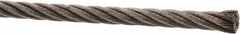 Value Collection - 3/16" Diam, Aircraft Cable - 3,700 Lb Breaking Strength, 7 x 19 Strand Core - Strong Tooling