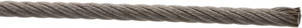 Value Collection - 3/32" Diam, Aircraft Cable - 920 Lb Breaking Strength, 7 x 19 Strand Core - Strong Tooling