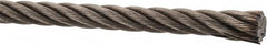 Value Collection - 1/4" Diam, Aircraft Cable - 6,400 Lb Breaking Strength, 7 x 19 Strand Core - Strong Tooling