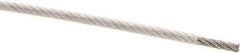 Value Collection - 1/8" x 3/32" Diam, Aircraft Cable - 920 Lb Breaking Strength, 7 x 19 Strand Core, Nylon Coating - Strong Tooling