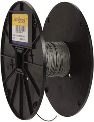 Value Collection - 1/16" x 3/64" Diam, Aircraft Cable - 270 Lb Breaking Strength, 7 x 7 Strand Core, Nylon Coating - Strong Tooling