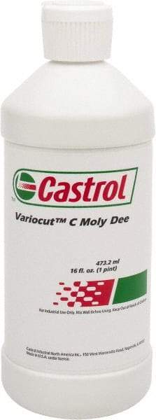 Castrol - Variocut C Moly Dee, 16 oz Bottle Cutting & Tapping Fluid - Straight Oil - Strong Tooling