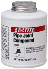 Loctite - 16 Fluid Ounce Brush Top Can, Medium Strength Brown Chemical Pipe Thread Sealant - Series 5117 - Strong Tooling