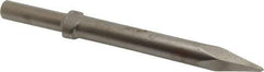 Ingersoll-Rand - 9" OAL, 0.7" Shank Diam, Moil Point Chisel - Round Drive, Round Shank, Steel - Strong Tooling