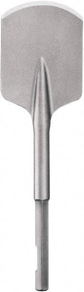 DeWALT - 4" Head Width, 4-1/2" OAL, 3/4" Shank Diam, Spade Chisel - Hex Drive, Hex Shank, Steel - Strong Tooling