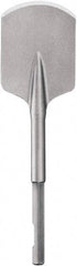 DeWALT - 4" Head Width, 4-1/2" OAL, 3/4" Shank Diam, Spade Chisel - Hex Drive, Hex Shank, Steel - Strong Tooling