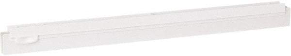 Vikan - 20" Rubber Blade Squeegee Refill - Double Edge, White, Plastic Holder - Strong Tooling