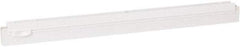 Vikan - 20" Rubber Blade Squeegee Refill - Double Edge, White, Plastic Holder - Strong Tooling