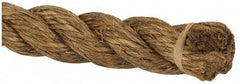 Value Collection - 600' Max Length Manila Rope - 1-1/4" Diam, 1,519 Lb Capacity - Strong Tooling