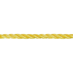 Value Collection - 200' Max Length Polypropylene Twisted Rope - 5/8" Diam, 697 Lb Capacity - Strong Tooling