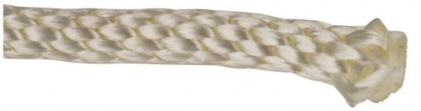 Value Collection - 1,000' Max Length Polyester Solid Braid Rope - 1/2" Diam, 562 Lb Capacity - Strong Tooling