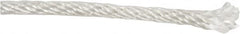 Value Collection - 1,000' Max Length Polyester Solid Braid Rope - 1/8" Diam, 49 Lb Capacity - Strong Tooling