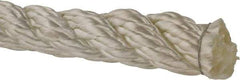 Value Collection - 600' Max Length Nylon Twisted Rope - 3/4" Diam, 1,597 Lb Capacity - Strong Tooling