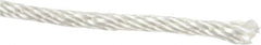 Value Collection - 1,000' Max Length Nylon Solid Braid Rope - 1/8" Diam, 39 Lb Capacity - Strong Tooling