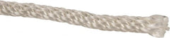 Value Collection - 1,000' Max Length Nylon Solid Braid Rope - 1/4" Diam, 135 Lb Capacity - Strong Tooling