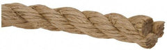 Value Collection - 500' Max Length Sisal Twisted Rope - 3/4" Diam, 432 Lb Capacity - Strong Tooling