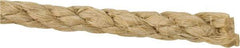 Value Collection - 500' Max Length Sisal Twisted Rope - 3/8" Diam, 108 Lb Capacity - Strong Tooling