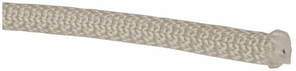 Made in USA - 100' Max Length Nylon Solid Braid Rope - 3/8" Diam, 124 Lb Capacity - Strong Tooling