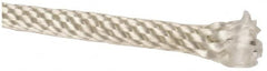 Made in USA - 1,000' Max Length Nylon Solid Braid Rope with Wire Center Core - 1/4" Diam, 124 Lb Capacity - Strong Tooling