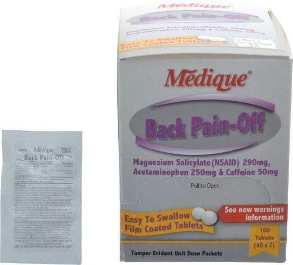 Medique - Back Pain-Off Tablets - Headache & Pain Relief - Strong Tooling