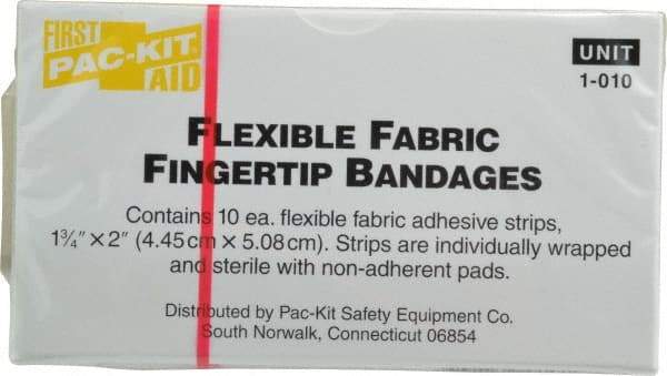 Medique - Fingertip Self-Adhesive Bandage - Yellow, Woven Fabric Bandage - Strong Tooling