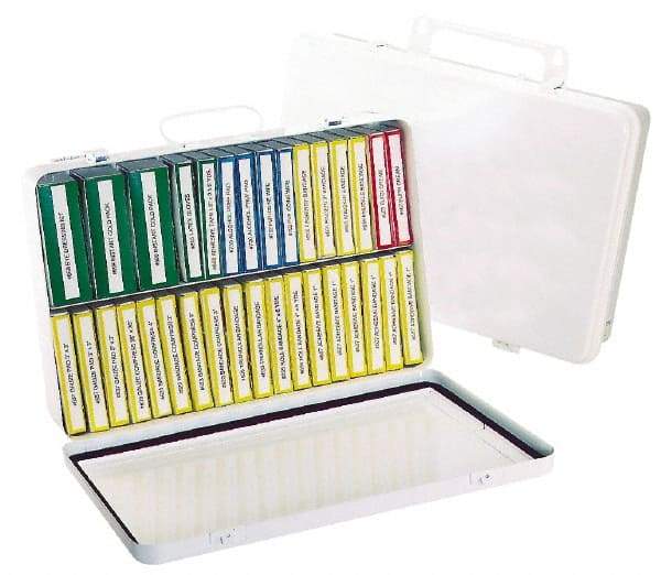 Medique - 31 & 36 Piece, 36 Person, Refill for Industrial First Aid Kit - 13-11/16" Wide x 2-3/4" Deep x 9-1/4" High, Plastic Case - Strong Tooling