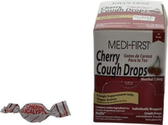 Medique - Cherry Flavor Medi-First Cough Drops Lozenges - Sore Throat Relief - Strong Tooling