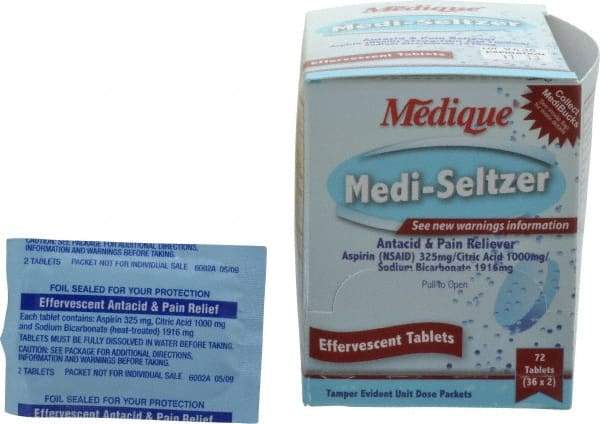 Medique - Medi-Seltzer Tablets - Antacids & Stomach Relief - Strong Tooling