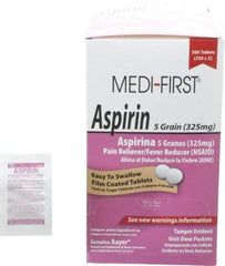 Medique - Medi-First Aspirin Tablets - Headache & Pain Relief - Strong Tooling